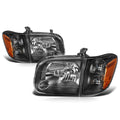 OE Style Headlights for Toyota Sequoia/Tundra Crew Cab (2005–2007) - Black/Amber