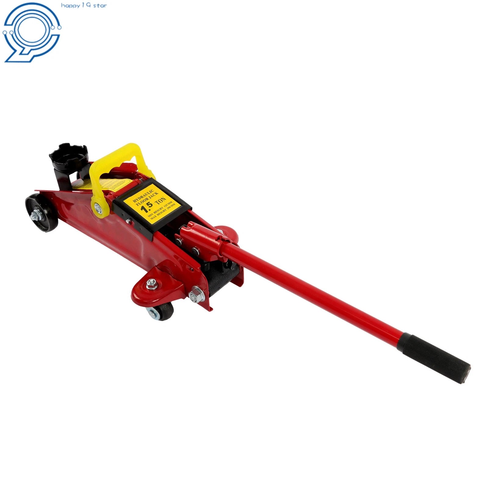 1.5 Ton Hydraulic Floor Jack with Carrying Case for Universal Use 
