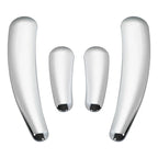 4x Chrome Swingarm Frame Inserts for Harley Softail FLSTF FLSTN (2008 - 2017)