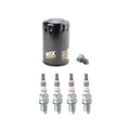 Wix Engine Oil Filter & NGK Iridium IX Spark Plugs Kit for A4 Quattro Jetta (2000–2006)