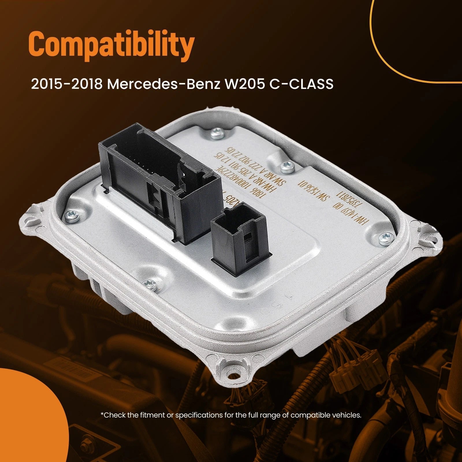 LED Headlight Ballast Control Unit for Mercedes-Benz C300 (2015-2018)