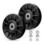 Set of 2 Vgroove Idler Pulleys for Enhanced Performance
