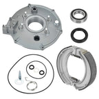 Rear Brake Backing Plate Kit & Shoes for Honda FourTrax 300 TRX300/FW (1988–2000)