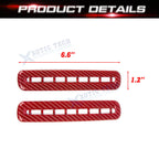 2PCS Door AC Outlet Vent Strip Cover for Dodge Challenger (2015-2019)