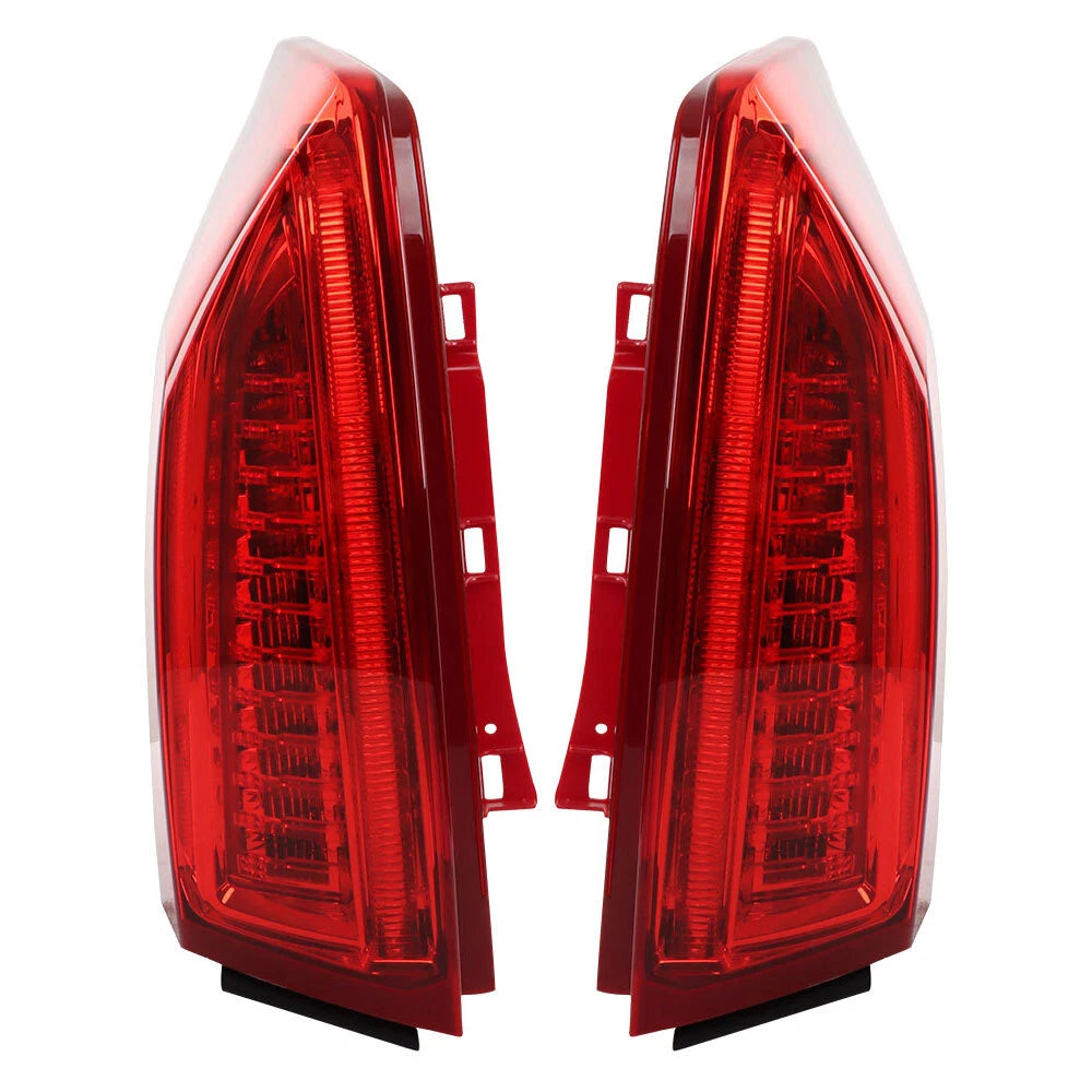 Set of 2 LED Red Lens Tail Lights for Cadillac ATS (2013–2017)