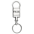 Satin-Chrome Valet Keychain - Officially Licensed for Infiniti FX35