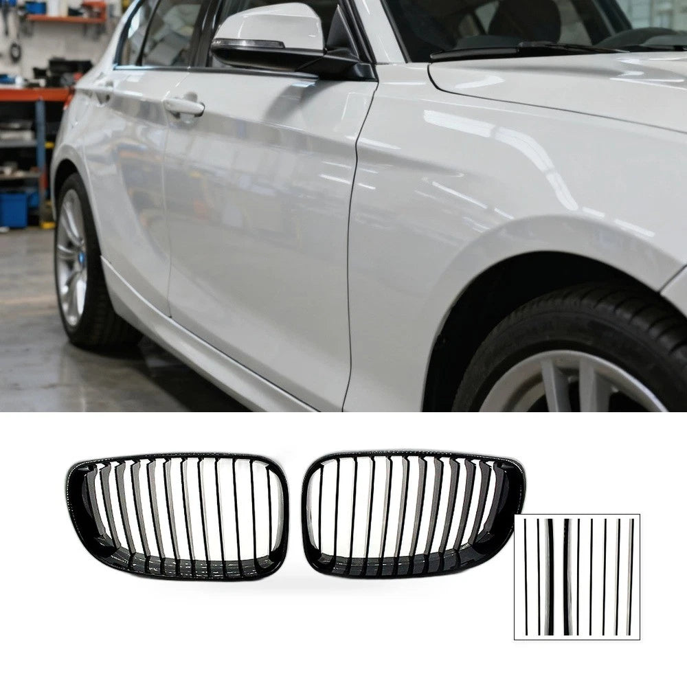 Black Glossy Grille for BMW 1 Series E81 E87 (2008–2011)
