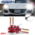 Xenon White H11/H9 LED High Beam Headlight Bulbs for Mazda (6000K)