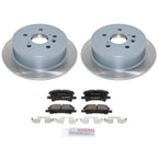 DuraGo Rear Rotors & Bosch QuietCast Ceramic Brake Pads Kit for Highlander