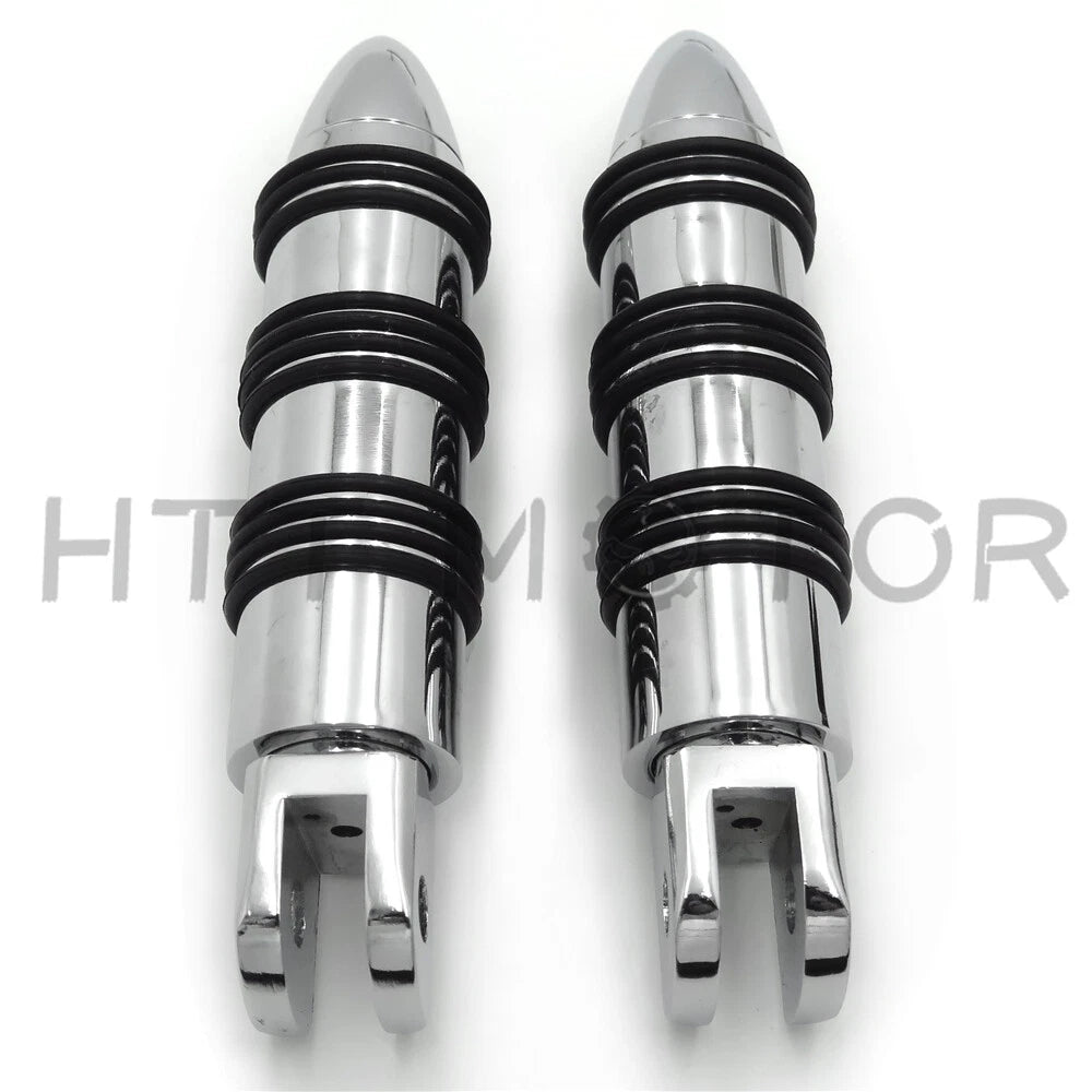 Chrome Stick FootPeg for Harley FXBB FXBR FXBRS FXLR (2018–Present)