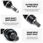 Rear CV Axle Shaft for Yamaha Grizzly 550 2009-2014, Grizzly 700 2007-2013