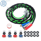 3X 15Ft Air Line Hose Assemblies for Semi Truck Tractor Trailer