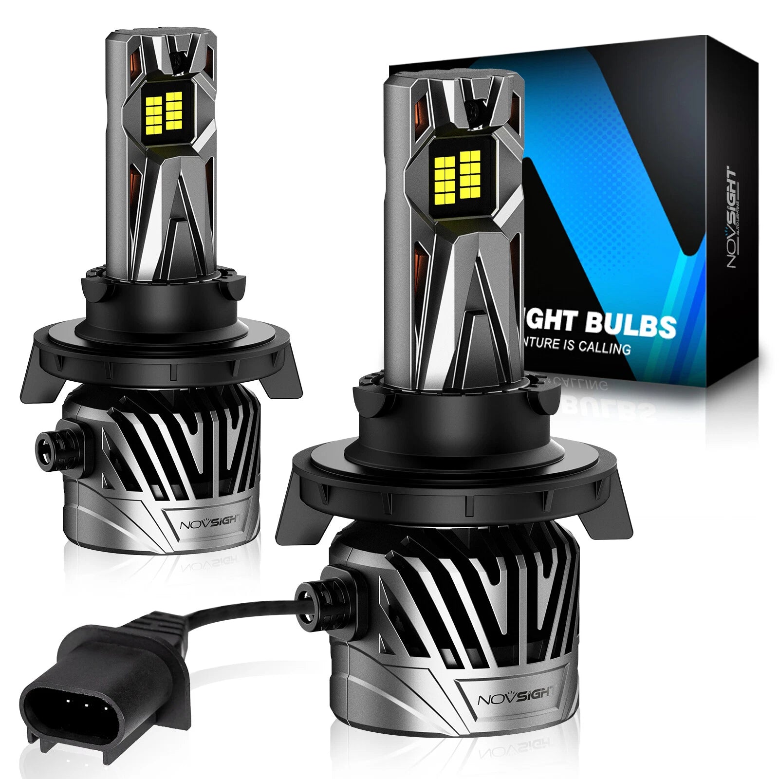 H13 9008 LED Headlight Bulbs for - 40000LM 6500K