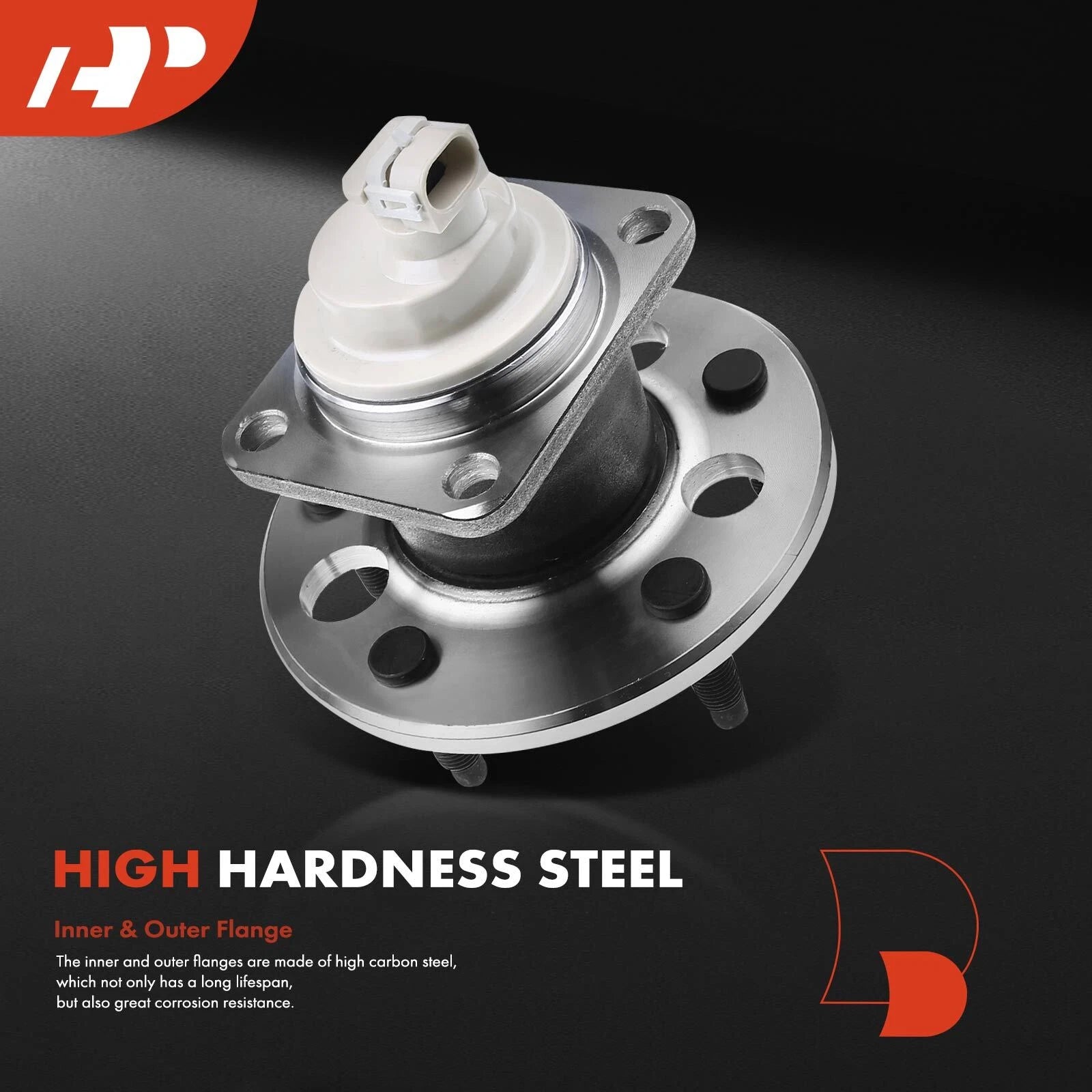 Rear Wheel Hub & Bearing Assembly with ABS for Chevy Impala (2000-2013)