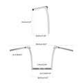 1-1/4" Ape Hanger Handlebar for Harley Touring FLTR (2015–2023)