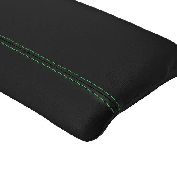 Console Lid Armrest Cover for Nissan 300ZX (1984–1989) Green Stitch
