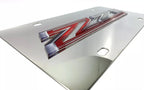 Chrome Emblem License Plate 3D Gloss Logo for Chevrolet Silverado Z71 (2014–2021)