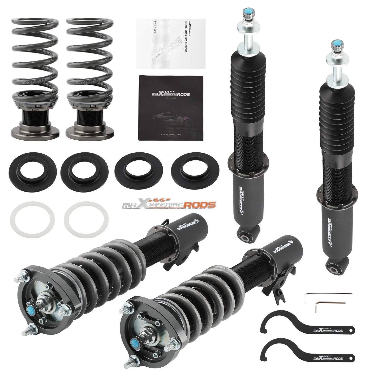 Coilover 24 Way Shocks Lowering Kit for Honda Civic (2006-2011)