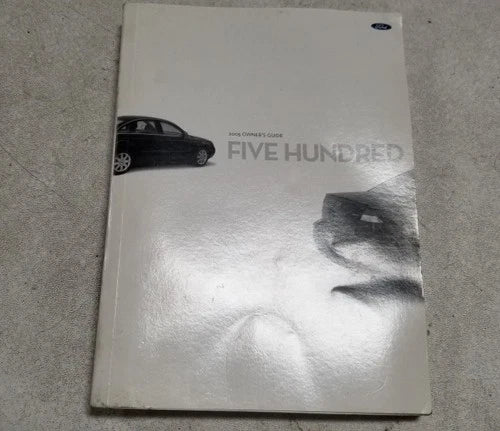 Owners Manual with Case for Ford Five Hundred 500 (2005)