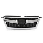 Front Bumper Upper Grille for Subaru Legacy (2013–2014) Black Chrome