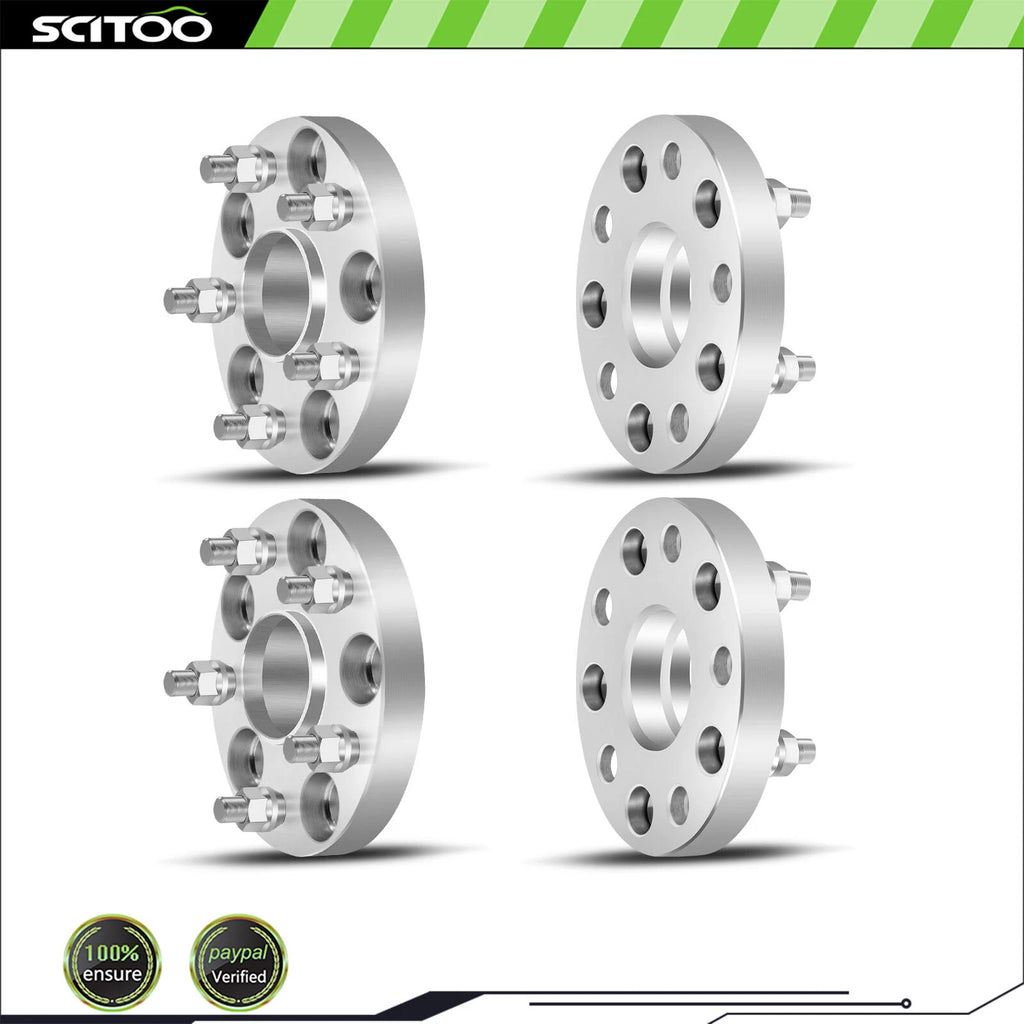 Set of 4 Hubcentric Wheel Spacers 20mm 5x4.5 12x1.25 for Subaru Impreza WRX STI
