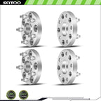 Set of 4 Hubcentric Wheel Spacers 20mm 5x4.5 12x1.25 for Subaru Impreza WRX STI
