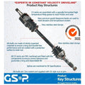 Front RH CV Joint Drive Shaft Assembly for Ford Explorer