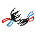 Compact Fishing Tongs with Extended Control Clip for Shore and Boat Use