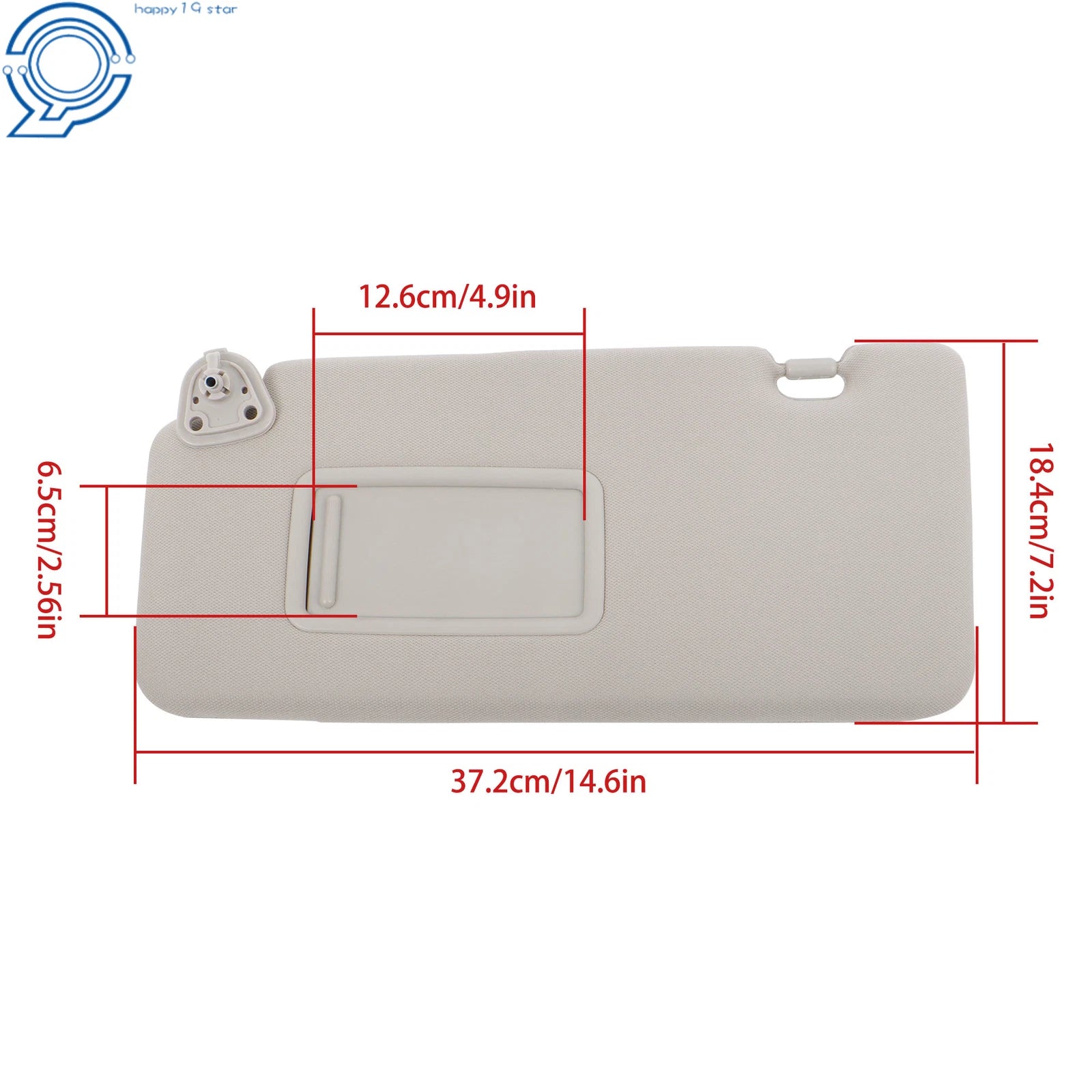 Sun Visor Shade for Nissan Versa (2007-2012) Left Driver with Mirror