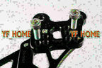 Black Motorcycle Rearsets Foot Pegs for Kawasaki Ninja ZX14R (2006-2011)