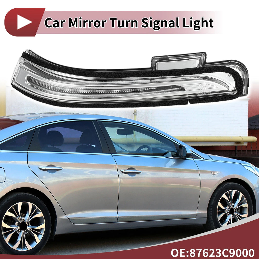 Mirror Turn Signal Light for Hyundai Creta IX25 (2015–2020) No. 87623C9000 Right Black Clear