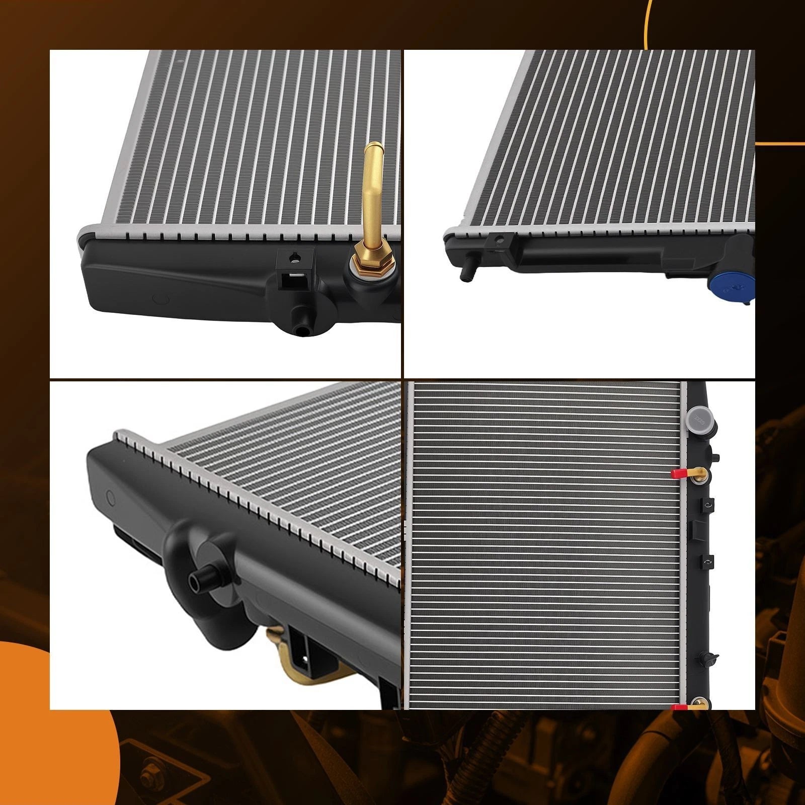 Cooling Radiator Assembly for Honda Accord 2.3L (1998–2002)