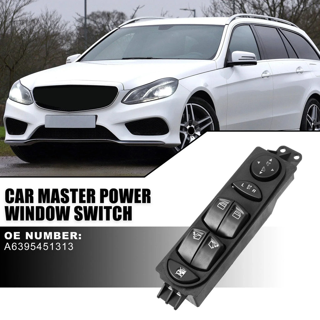 Car Power Window Switch Driver Side for Mercedes Viano Vito (2003-2010)