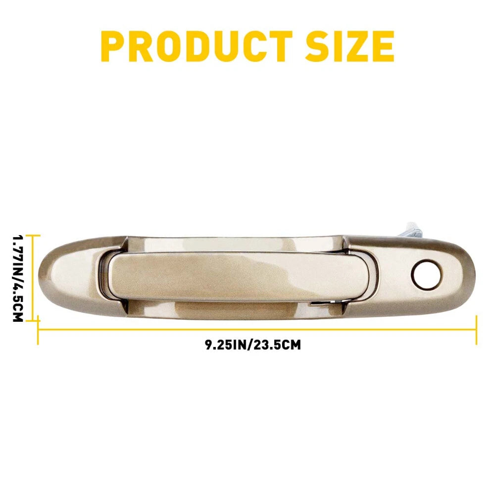 Outer Front Right Door Handle for Toyota Sienna (1998â2003) Gold
