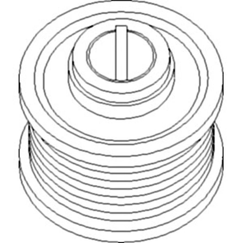 Alternator Pulley for Case IH Tractor 2366 2377 2388 MX210 (87452704)