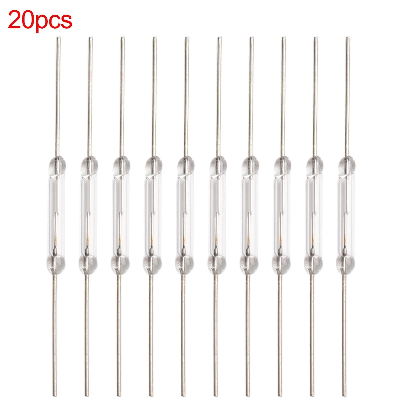 2X Compact Magnetic Glass Reed Switch 14 mm Normally Open NO Pack of 20