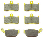 Set of 2 MC Front Rear Brake Pads for Kawasaki Z800 ZR800 E (2013–2016)