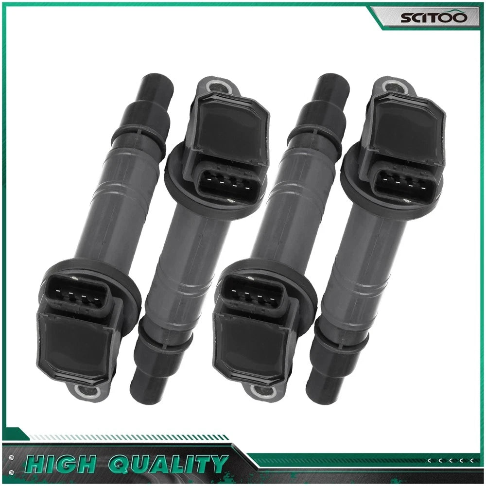 Set of 4 Ignition Coils for Toyota Corolla 4Runner Camry Matrix Tacoma Scion xB