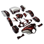 Fairing Bodywork for Harley Electra Glide (2014–2023) Twisted Cherry/Silver
