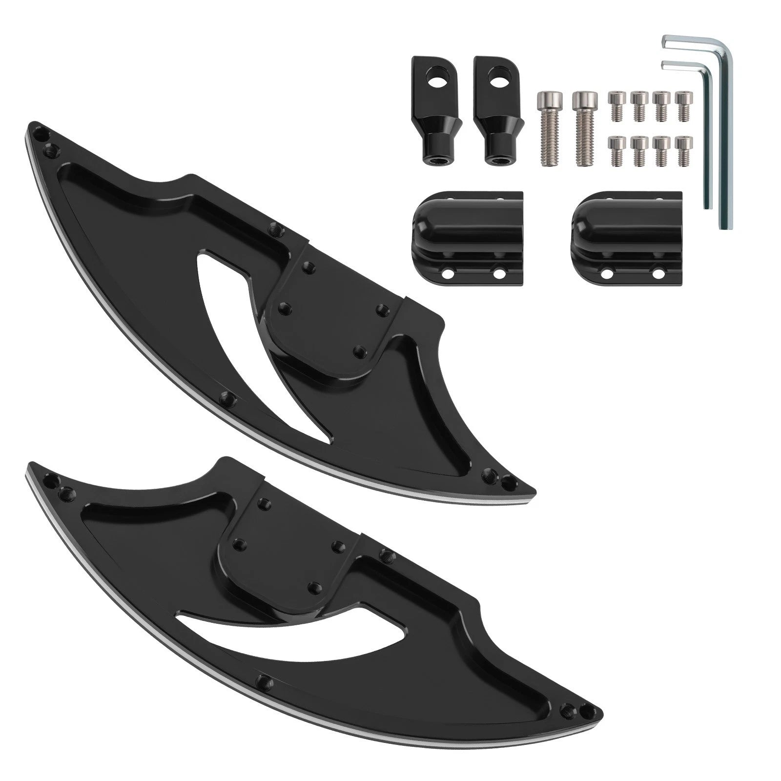 Rear Passenger Footpeg Floorboard for Harley Dyna Fat Bob FXDF/Low Rider FXDL (2008–2017)