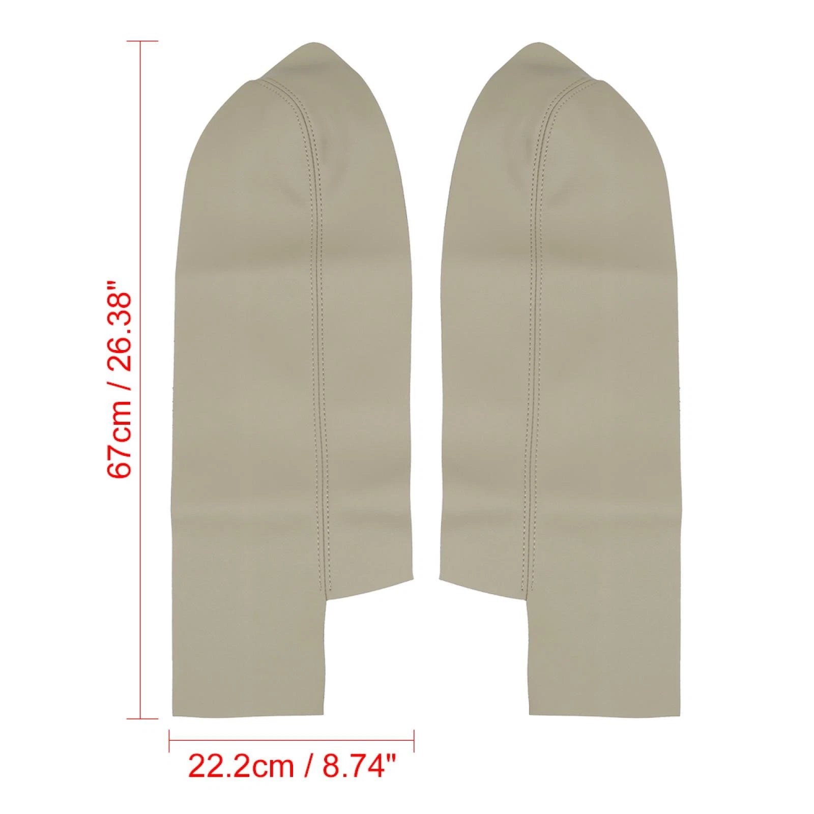 Armrest Cover Set for Honda CR-V (2007–2012) - Beige, Replacement Panels