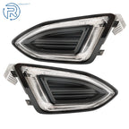 Set of 2 Front Fog Light Lamps LED for Ford Edge (2015-2018)