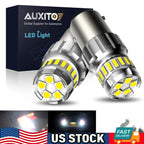 2X AUXITO 1157 7507 LED White Turn Signal Parking Light Bulb for