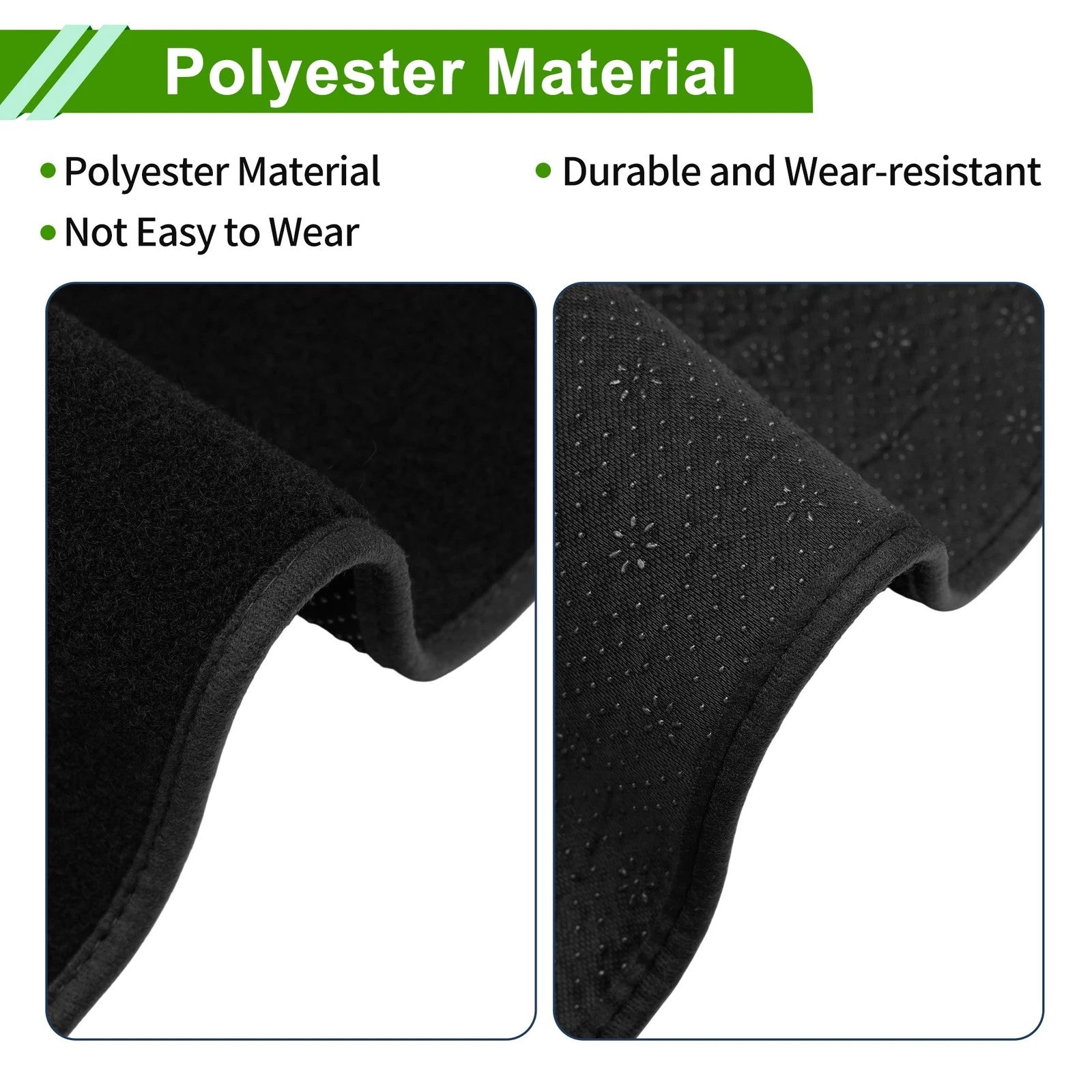 Dashboard Cover for Toyota Mark X 130 Series (2009–2019) Black Polyester