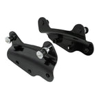 4X Black 4 Point Docking Hardware Kits for Harley Street Glide, Road King (2009–2013)