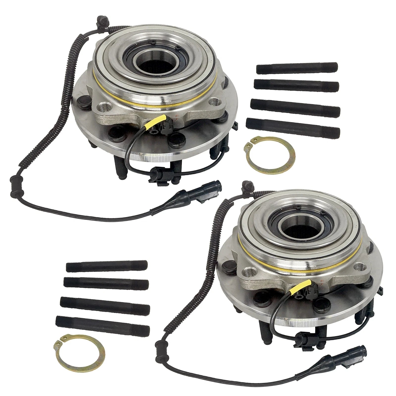2X Front Wheel Bearings & Hub for Ford F-250 Super Duty (2005–2010) 515081