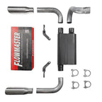 2.5" Dual Exhaust Kit for Jeep Wrangler (2018–2025) Flowmaster 80 Series w/ Tip