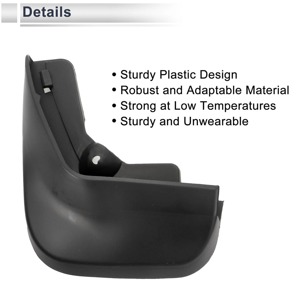 Set of 2 Mud Flaps Splash Guards for Audi A6 (2006–2010)