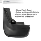 Set of 2 Mud Flaps Splash Guards for Audi A6 (2006–2010)
