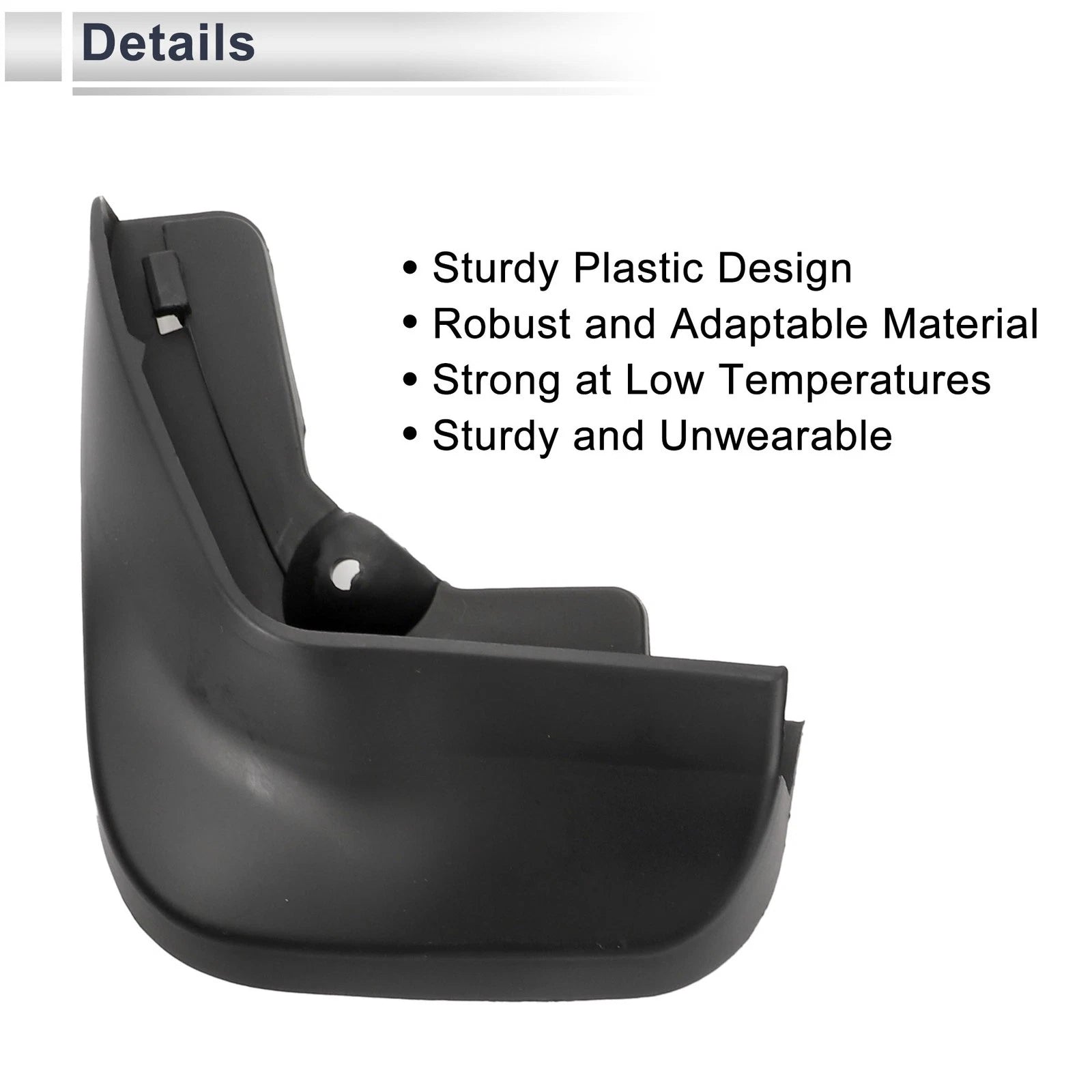 Set of 2 Mud Flaps Splash Guards for Audi A6 (2006–2010)